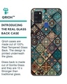 Shop Retro Art Glass Case For Samsung Galaxy A21s-Back