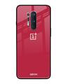 Shop Oneplus 8 Pro Solo Maroon Glass Case-Front