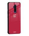 Shop Oneplus 8 Pro Solo Maroon Glass Case-Design