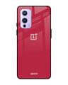 Shop Oneplus 9 Solo Maroon Glass Case-Front