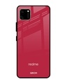Shop Solo Maroon Glass Case For Realme C11-Front