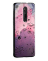 Shop Space Doodles Glass Case For Redmi Note 9 Pro-Design