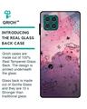 Shop Space Doodles Glass Case For Samsung Galaxy F62-Back