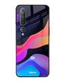 Shop Colorful Fluid Glass Case For Xiaomi Mi 10 Pro-Front