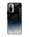 Shop Black Aura Glass Case For Xiaomi Redmi Note 10 Pro-Front
