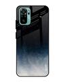 Shop Black Aura Glass Case For Xiaomi Redmi Note 10s-Front