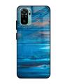 Shop Patina Finish Glass Case For Xiaomi Redmi Note 10s-Front
