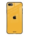 Shop Yellow Premium Glass Cover For (Apple Iphone 7)-Front