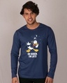 Shop Quack I'm Late Full Sleeve T-Shirt (DL)-Front