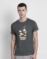 Shop Quack I'm Late Half Sleeve T-Shirt-Front