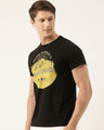 Shop Men's Black Organic Cotton Half Sleeves T-Shirt-Design