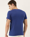 Shop Men's Blue Organic Cotton Half Sleeves T-Shirt-Design