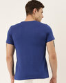 Shop Men's Blue Organic Cotton Half Sleeves T-Shirt-Design