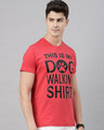 Shop Men's Coral Organic Cotton Half Sleeves T-Shirt-Full