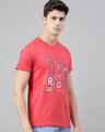 Shop Men's Coral Organic Cotton Half Sleeves T-Shirt-Full
