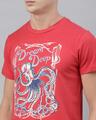 Shop Men's Coral Organic Cotton Half Sleeves T-Shirt