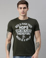 Shop Men's Green Organic Cotton Half Sleeves T-Shirt-Front