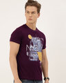 Shop Men's Mustard Organic Cotton Half Sleeves T-Shirt-Design