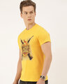 Shop Men's Mustard Organic Cotton Half Sleeves T-Shirt-Design