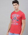 Shop Mens Plus Size Coral Organic Cotton Half Sleeves T Shirt-Design