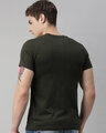 Shop Men's Plus Size Green Organic Cotton Half Sleeves T-Shirt-Design