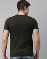 Shop Men's Plus Size Green Organic Cotton Half Sleeves T-Shirt-Design