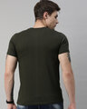 Shop Men's Plus Size Green Organic Cotton Half Sleeves T-Shirt-Design