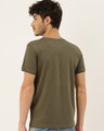 Shop Men's Plus Size Olive Organic Cotton Half Sleeves Graphic Printed T-Shirt-Design