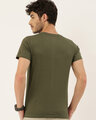 Shop Men's Plus Size Olive Organic Cotton Half Sleeves Graphic Printed T-Shirt-Design