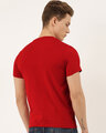 Shop Men's Plus Size Red Organic Cotton Half Sleeve T-Shirt-Design