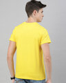 Shop Men's Plus Size Yellow Organic Cotton Half Sleeve T-Shirt-Design
