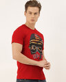 Shop Men's Red Organic Cotton Half Sleeves T-Shirt