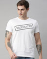 Shop Men's White Organic Cotton Half Sleeves T-Shirt-Front