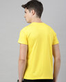 Shop Men's Yellow Organic Cotton Half Sleeves T-Shirt-Design