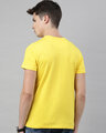 Shop Men's Yellow Organic Cotton Half Sleeves T-Shirt-Design