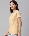 Shop Beige Solid T Shirt-Design