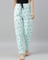 Shop Blue Graphic Pyjamas-Front