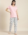 Shop Blue Graphic Pyjamas7