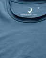 Shop Blue Solid T Shirt-Full