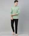 Shop Green Solid T Shirt