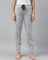 Shop Grey Graphic Pyjamas-Front