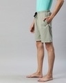 Shop Grey Solid Shorts-Design