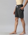 Shop Grey Solid Shorts-Design