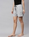 Shop Women's Grey Mid-Rise Shorts-Design