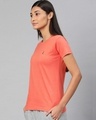 Shop Orange Solid T Shirt-Design