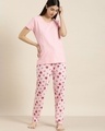 Shop Pink Graphic Pyjamas12