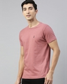 Shop Pink Solid T Shirt-Design