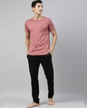 Shop Pink Solid T Shirt