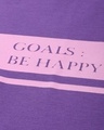 Shop Purple Colourblocked T Shirt-Full