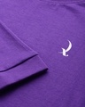 Shop Purple Solid T Shirt-Full